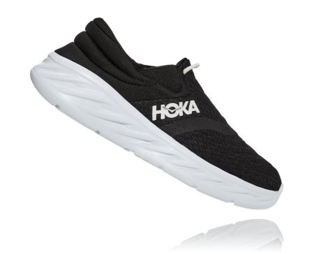 Hoka One One Ora Recovery Shoe 2 Dama - Sandale Negrii / Albi | RO-zLtcjIB